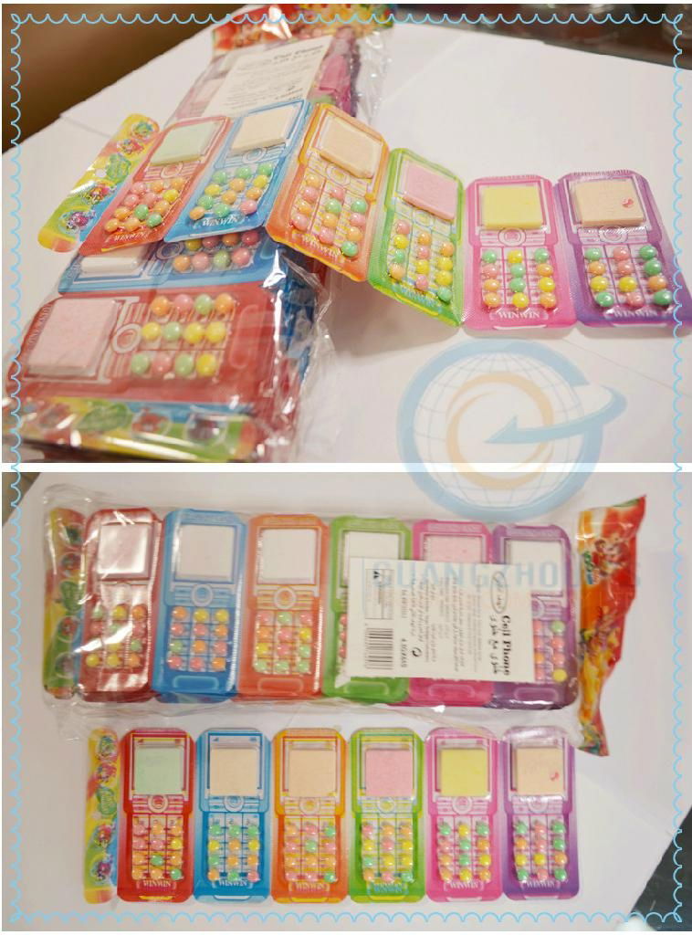 Cell Phone card with press candy 2