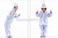 china wholesle rabbit animal costume for kids 4