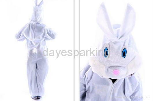china wholesle rabbit animal costume for kids 5