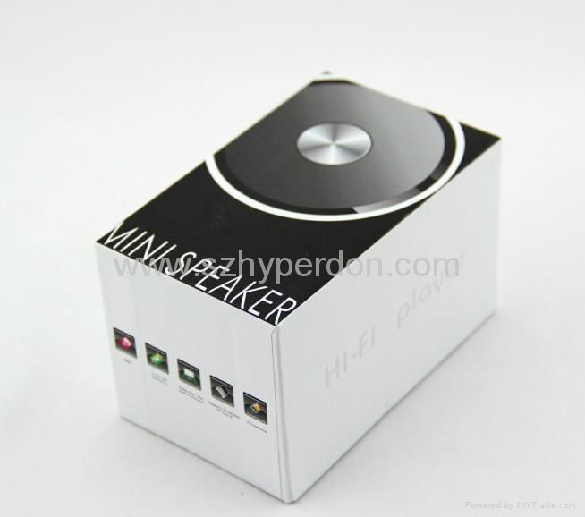 Mini Bluetooth Speaker with TF Card Reader and FM Radio Model: HY2724-A1 4