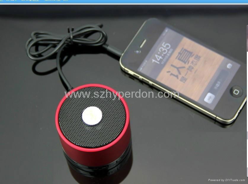 Mini Bluetooth Speaker with TF Card Reader and FM Radio Model: HY2724-A1 3