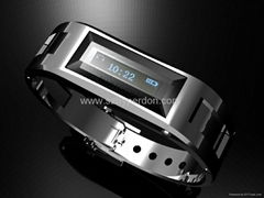 Full Steel Vibrating Bluetooth Bracelet