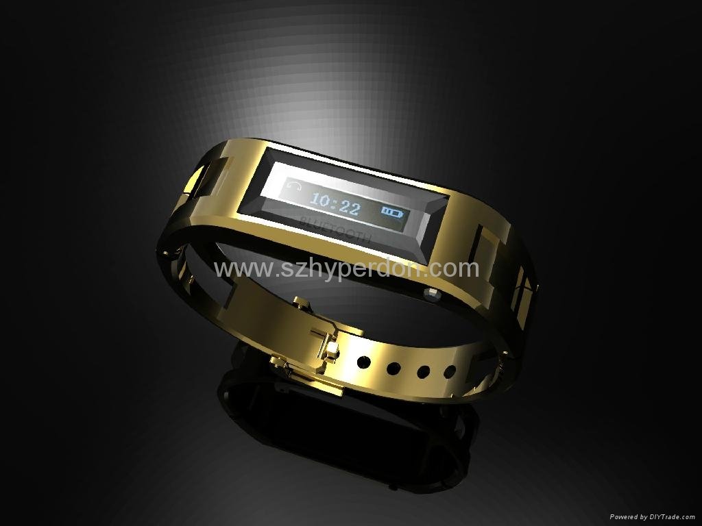 Full Steel Vibrating Bluetooth Bracelet Model HH3227-BW10  2