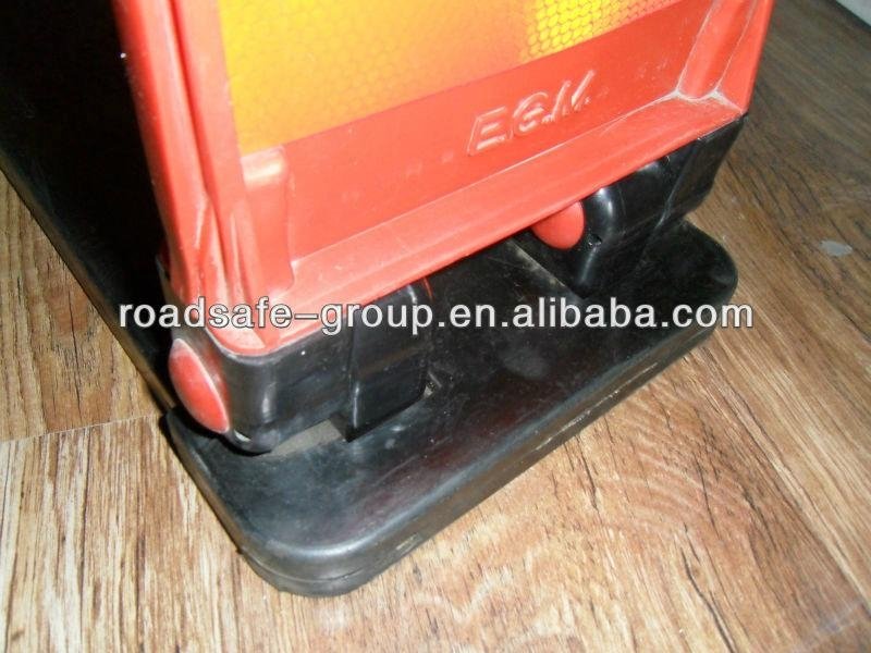 2013 new style PE + Rubber Material Traffic Waring Board 4