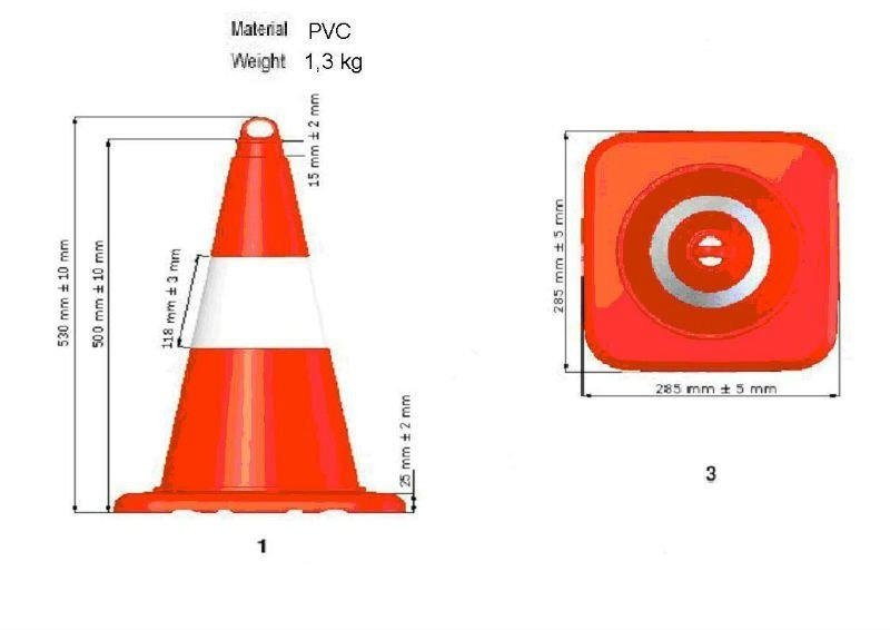 High quality Pvc traffic cone 4