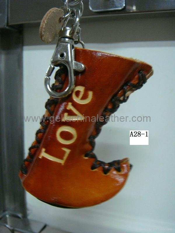 Leather handmade key ring 2
