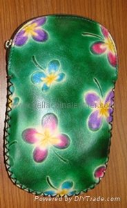 Leather handmade phone cover 2