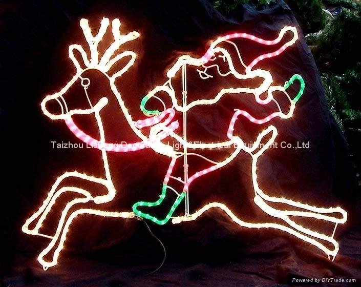 Christmas motif rope light
