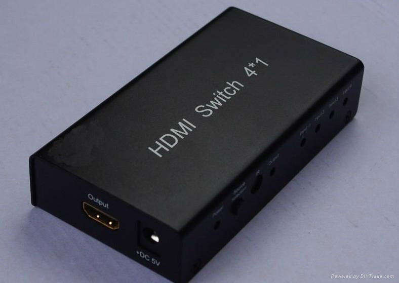 3D HDMI Switcher 4 port With 1080p/60Hz 10.2Gb from XIYA