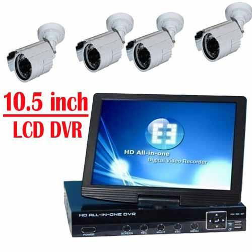 4CH and 8CH dvr with built-in lcd monitor