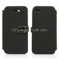 hot selling flip wallet leather case for iphone,wholesale cheap price 5