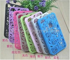 2013 newest particular rose design high quality PC cell phone case cover