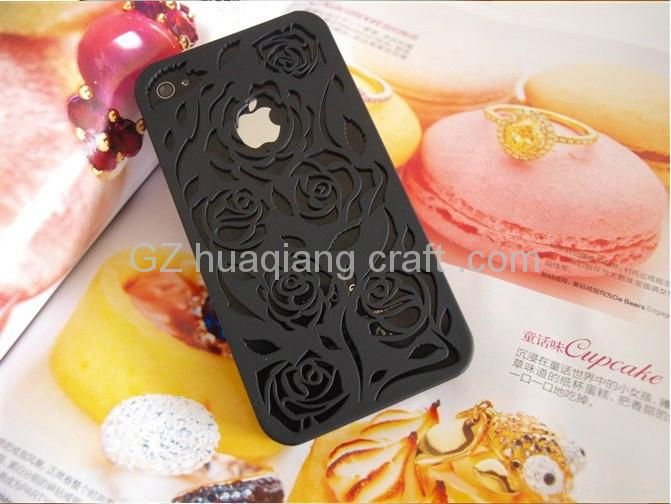 2013 newest particular rose design high quality PC cell phone case cover 5