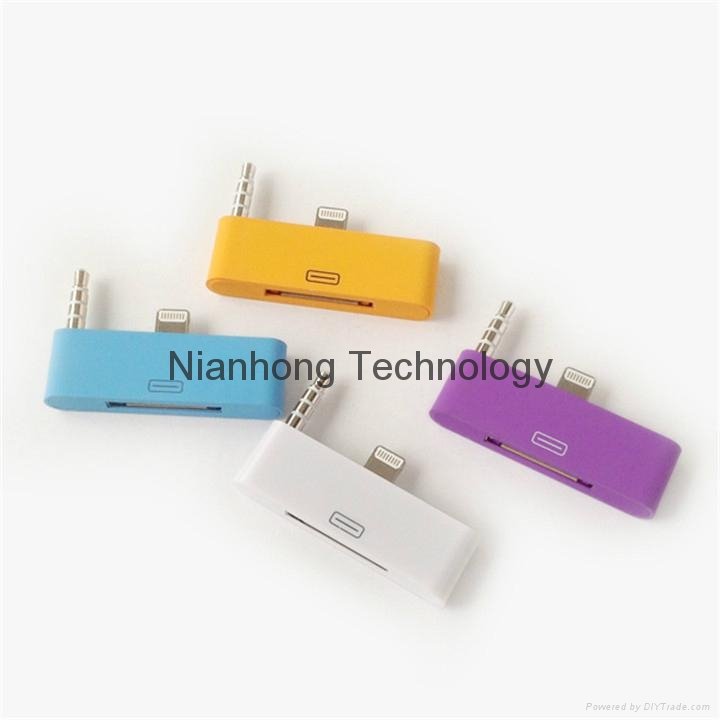 Audio Adapter 30pin to 8pin for iPhone5