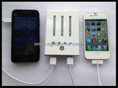 10000mAh portable power bank with Iphone
