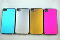 Supply metal pc mobile phone case with scrub veins for iphone4g/4gs 1