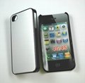 Supply metal pc mobile phone case with scrub veins for iphone4g/4gs 2