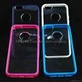 Supply TPU+PC(glaze) frame case for iphone5 3