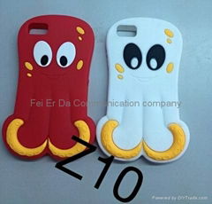 Supply octopus silicon case for blackberry Z10