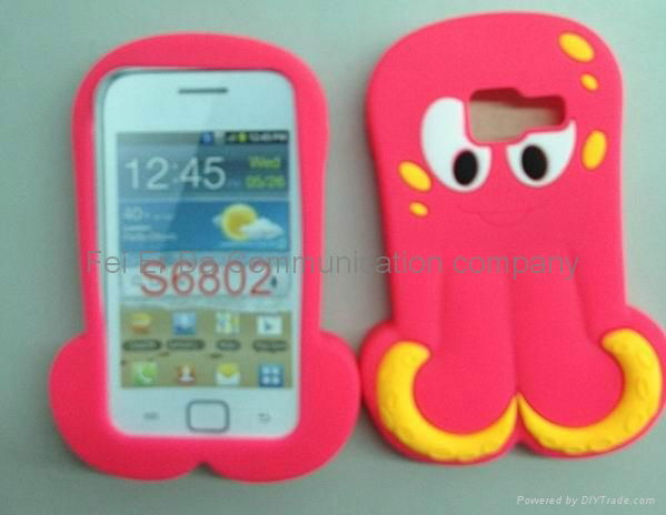 Supply octopus silicon case for blackberry Z10 4