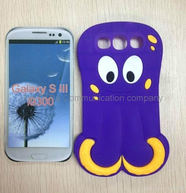Supply octopus silicon case for blackberry Z10 5