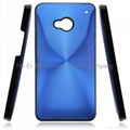 Supply metal pc case with CD veins for HTC one M7 5