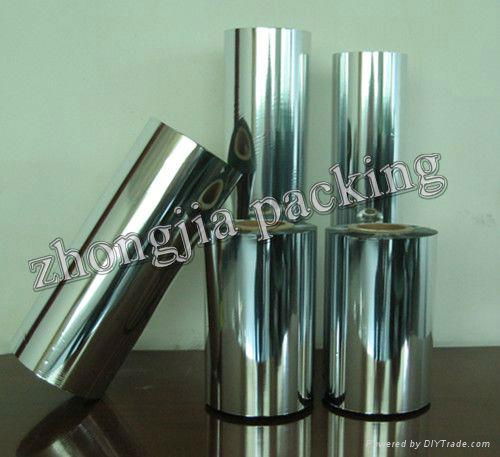 Silver  BOPP metallized film for packaging 3