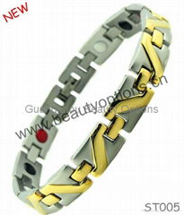 Fashion stainless steel magnet bracelet