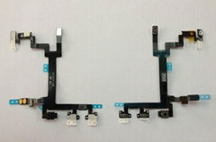 Power Button Volume and Silent Switch Keypad Flex Cable For iPhone 5