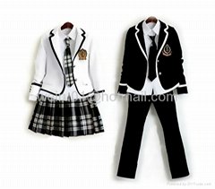 Girl and Boy School Uniform Dress and shirt