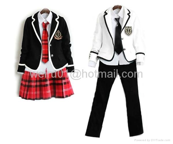 Girl and Boy School Uniform Dress and shirt 2