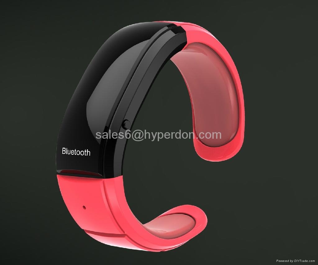 Latest Bluetooth bracelet watch Mic and speaker vibration caller 2