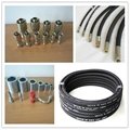 Hydraulic Rubber Hose With Fittings To US Market