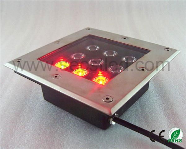 AC12V Waterproof 9W RGB led underground lights 4