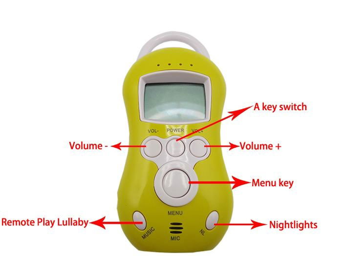 Digital wireless Audio baby monitor 3