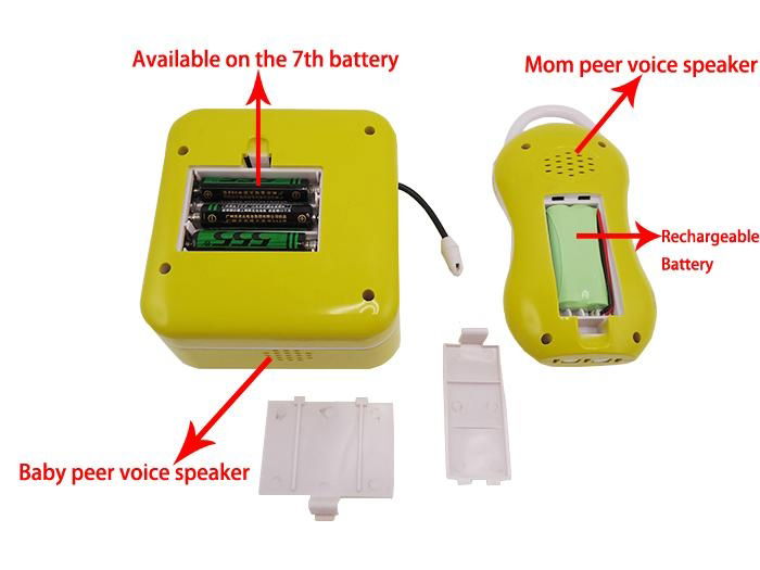 Digital wireless Audio baby monitor 4