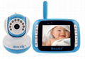 2.4GHZ Wireless Digital 3.5'' color video baby Monitor KIT  2