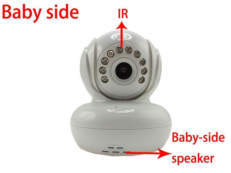 2.4GHZ Wireless Digital 3.5'' color video baby Monitor KIT  5