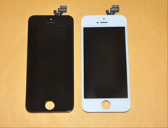 For iPhone 5 LCD display digitizer assembly replacement black and white