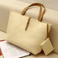 Beige PU bag new style women handbag fashion lady shoulder bags LMB10041