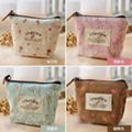 field wind lovely women gunny cloth coin purse LMB80001 1