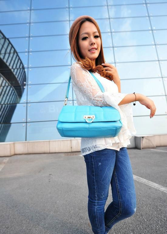 bag women fashion genuine leather new style ladies shoulder bag LMB20010 4