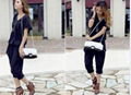 new style women handbag fashion black white women shoulder bags LMB20027 3