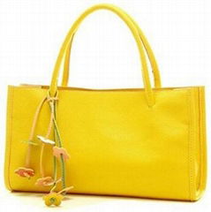 Yellow bag new style women handbag