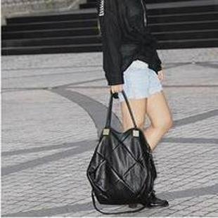 Black PU bag new style women handbag fashion lady leisure shoulder bags LMB20041