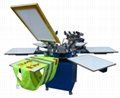 4-color Manual T-Shirt Screen Printing Machine on sale