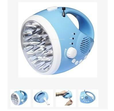 Crank Dynamo Flashlight Radio	