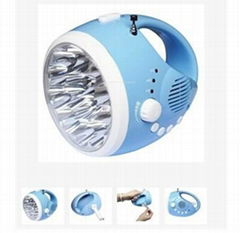 Crank Dynamo Flashlight Radio	