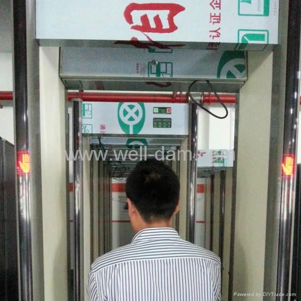 WD-33 zones walk through metal detector gate 3