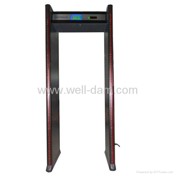 WD-8 zones walk through metal detector gate